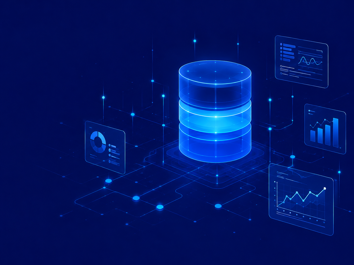 Connected data and reporting illustration